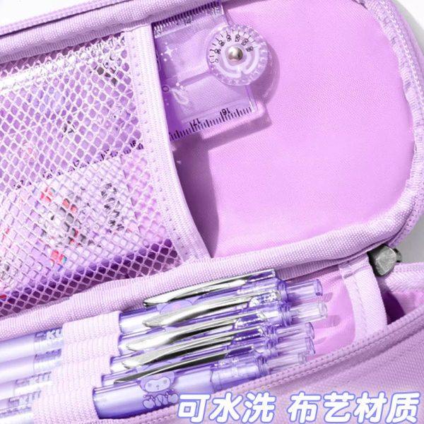 三丽鸥镭射大容量笔袋库洛米儿童小学女可爱少女心创意文具铅笔盒,淘宝优惠券,粉丝福利购,淘宝优惠卷