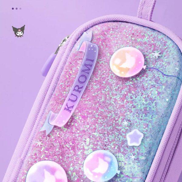 三丽鸥镭射大容量笔袋库洛米儿童小学女可爱少女心创意文具铅笔盒,淘宝优惠券,粉丝福利购,淘宝优惠卷