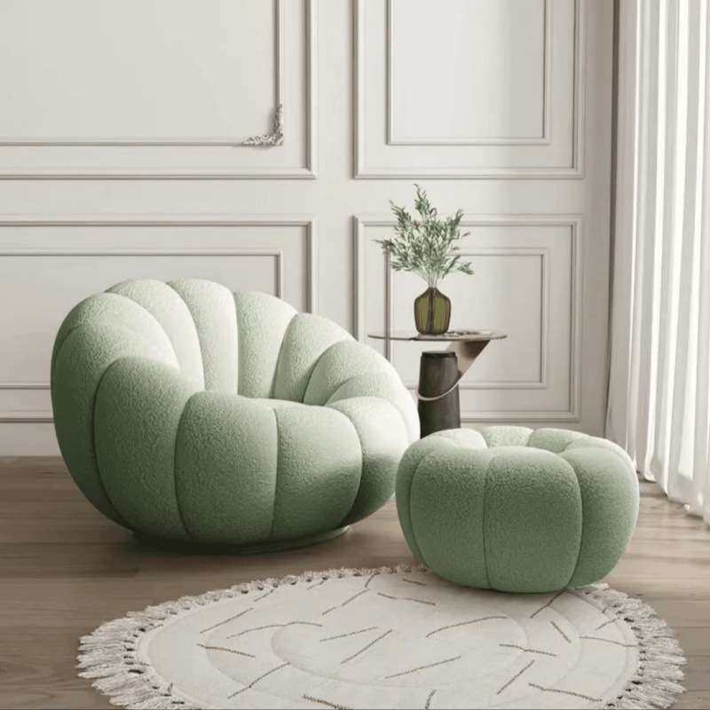 奶油旋转懒人南瓜椅手榻榻米客厅休闲椅单人沙发可躺可睡卧室双人,淘宝优惠券,粉丝福利购,淘宝优惠卷