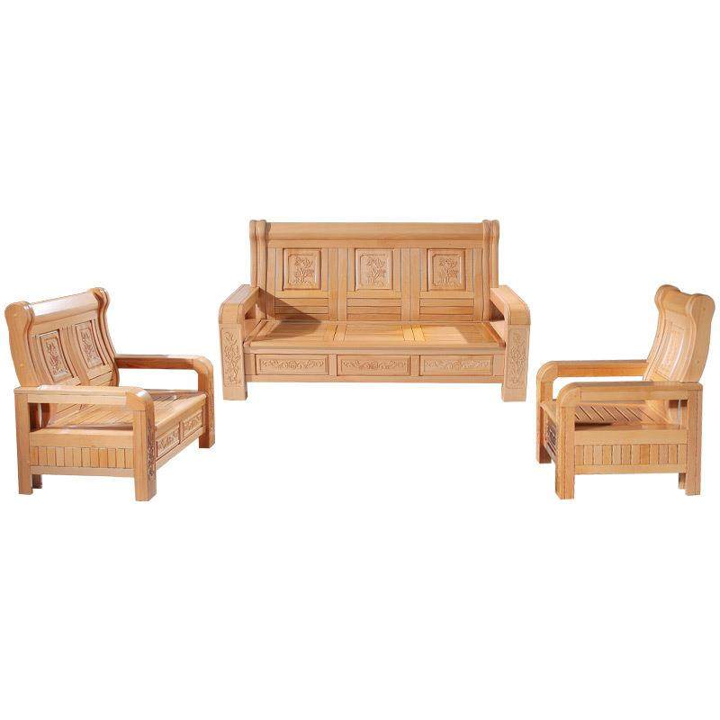 实木沙发组合新中式单人三人位榉木雕花冬夏两用木质小户型送坐垫,淘宝优惠券,粉丝福利购,淘宝优惠卷