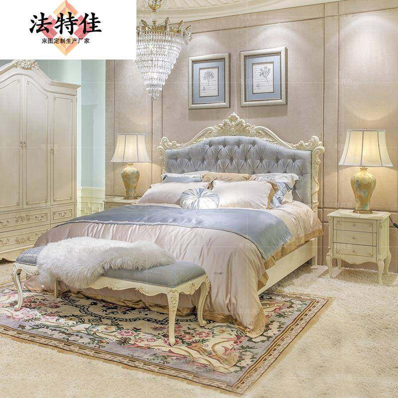 意大利法式床新古典实木雕花公主床大户型主卧欧式别墅结婚双人床,淘宝优惠券,粉丝福利购,淘宝优惠卷