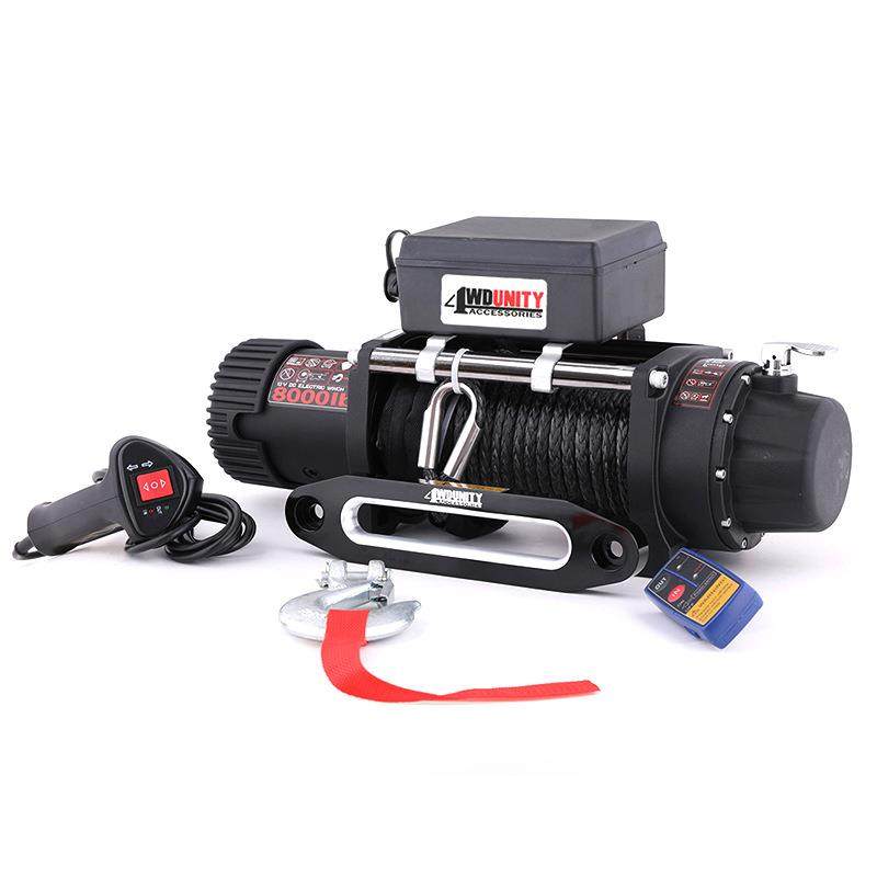 8000磅车载绞盘越野车电动绞盘卷扬机ATV绞盘纤维绳保修一年,淘宝优惠券,粉丝福利购,淘宝优惠卷