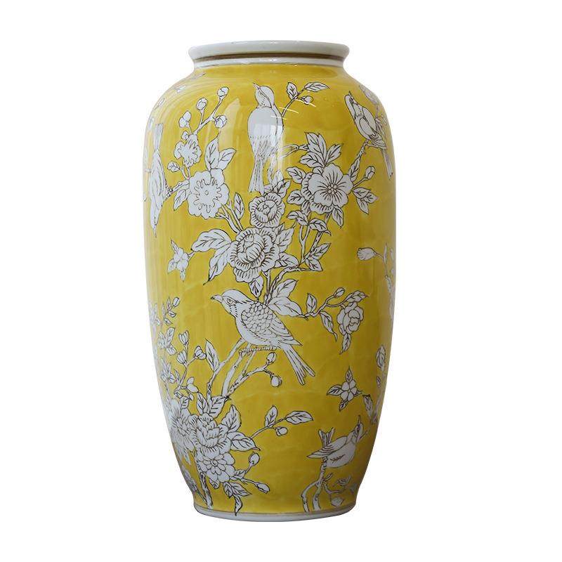 新中式陶瓷花瓶青花瓷高级感萝卜瓶彩色客厅家居摆件鲜花瓶插花器,淘宝优惠券,粉丝福利购,淘宝优惠卷