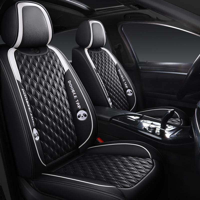 21新款汽车座垫四季通用全包围全皮卡通汽车坐垫菱格耐磨座椅套,淘宝优惠券,粉丝福利购,淘宝优惠卷