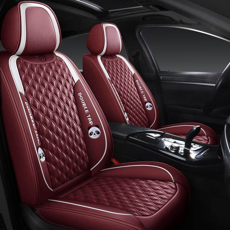 21新款汽车座垫四季通用全包围全皮卡通汽车坐垫菱格耐磨座椅套,淘宝优惠券,粉丝福利购,淘宝优惠卷