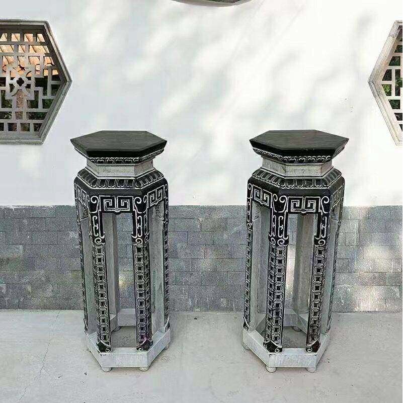 石雕中式花架盆景台石头花台仿古花盆架底座庭院户外落地架子摆件,淘宝优惠券,粉丝福利购,淘宝优惠卷