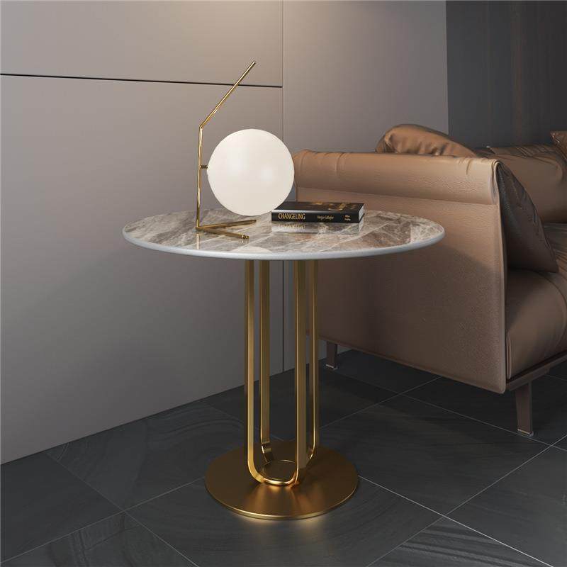 北欧岩板边几沙发边柜意式小茶几轻奢圆形客厅现代边桌圆形小边几,淘宝优惠券,粉丝福利购,淘宝优惠卷