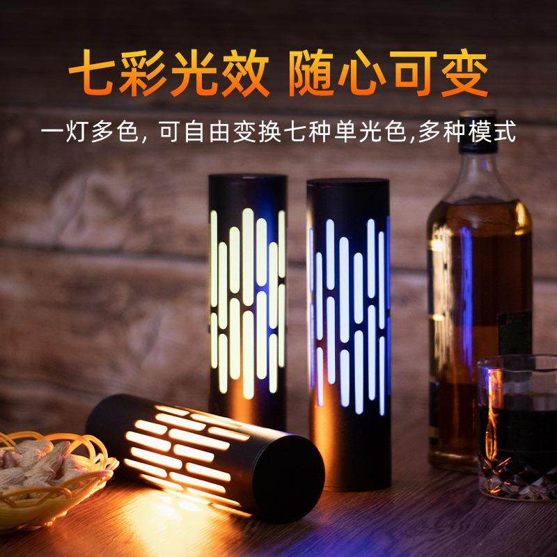 LED充电酒吧台灯复古户外餐厅KTV装饰清吧氛围灯桌面灯小夜灯桌灯,淘宝优惠券,粉丝福利购,淘宝优惠卷