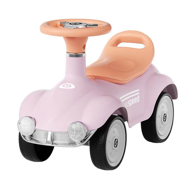 复古老爷车儿童平衡车滑行车1-3岁宝宝学步扭扭车小孩四轮溜溜车,淘宝优惠券,粉丝福利购,淘宝优惠卷