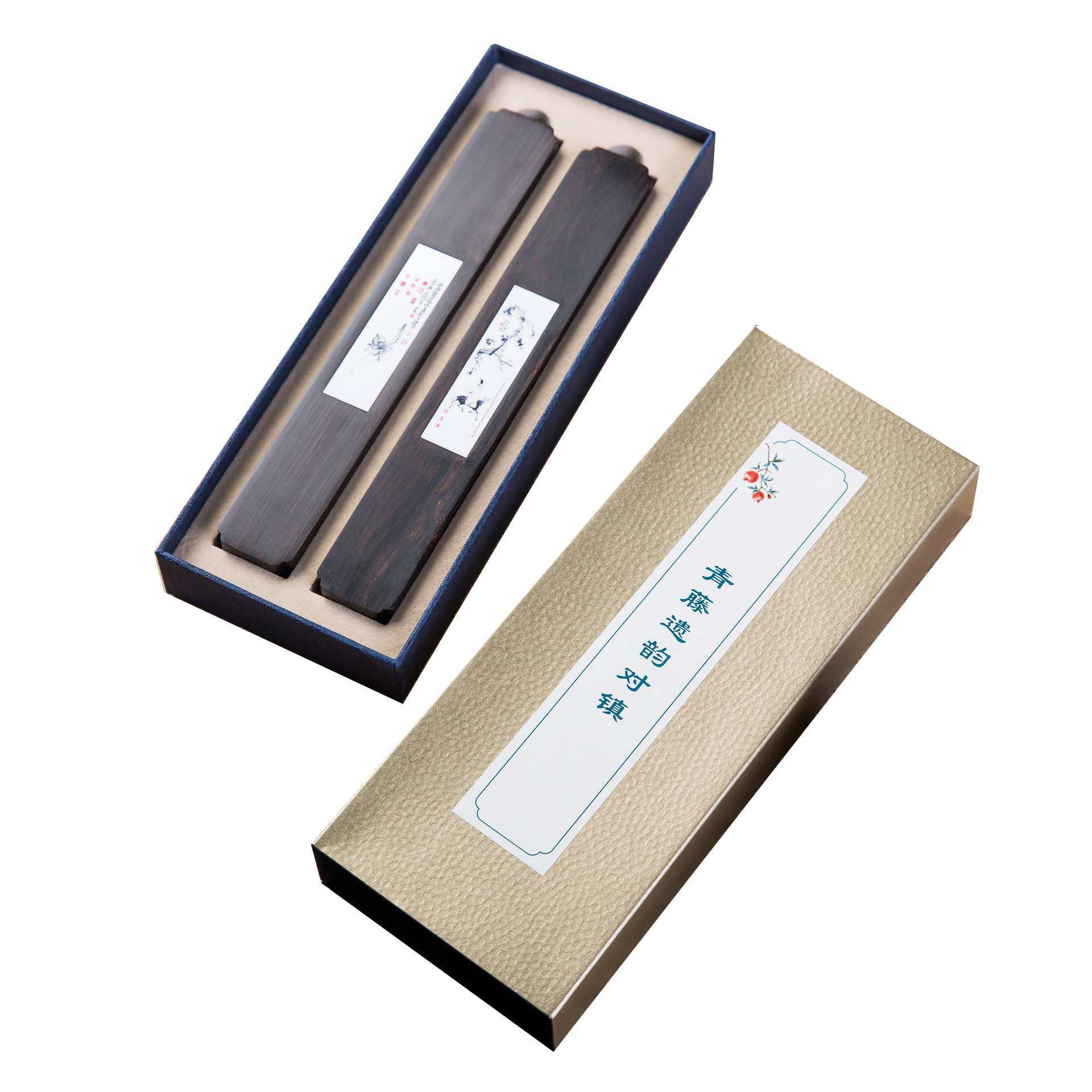 镇纸文房书法用品摆件古典中国风紫光檀镇尺精品高档实木对镇,淘宝优惠券,粉丝福利购,淘宝优惠卷