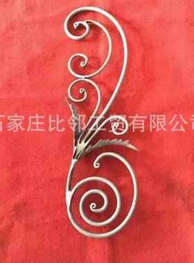 石河家庄TMK配铁艺件北锻造铁艺别墅大门及配件