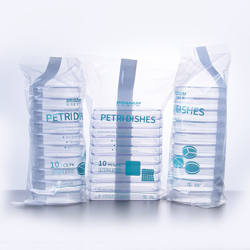 整箱塑料培养皿一次性圆形方形细菌细胞培养皿90mm60无菌灭菌平皿 - 图3