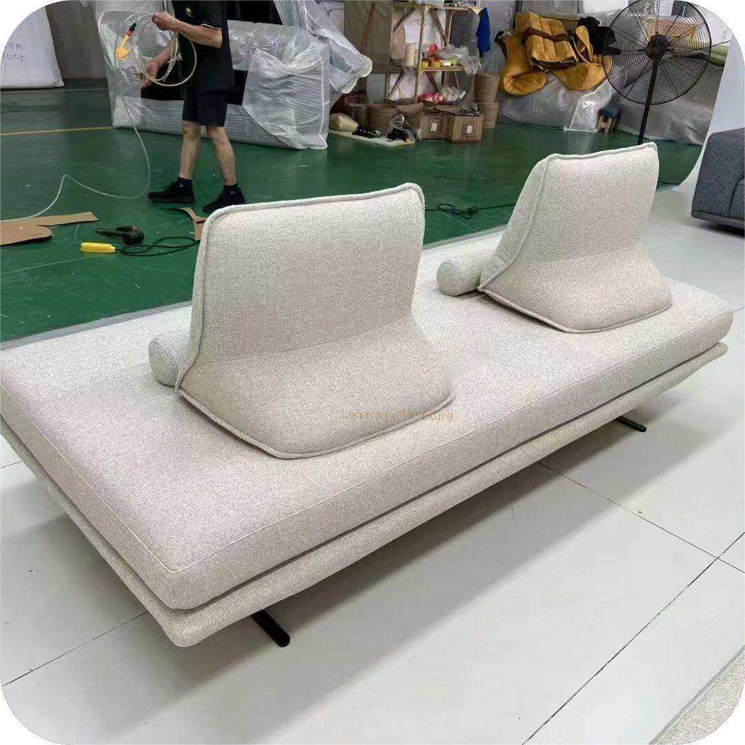 床尾榻打坐沙发布艺榻榻米靠背活动意式网红家具酒店大堂休闲座椅,淘宝优惠券,粉丝福利购,淘宝优惠卷