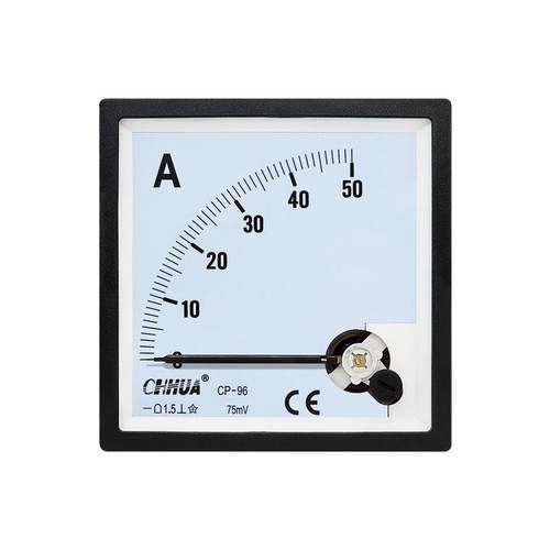华伟CP-96直流电流表指针表DC1A2A3A5A10A15A20A30A直通100/75MV - 图3