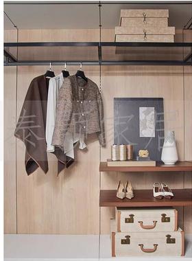 现代简约样板衣房衣帽间女士柜服件披肩摆家衣居装饰品摆设道具
