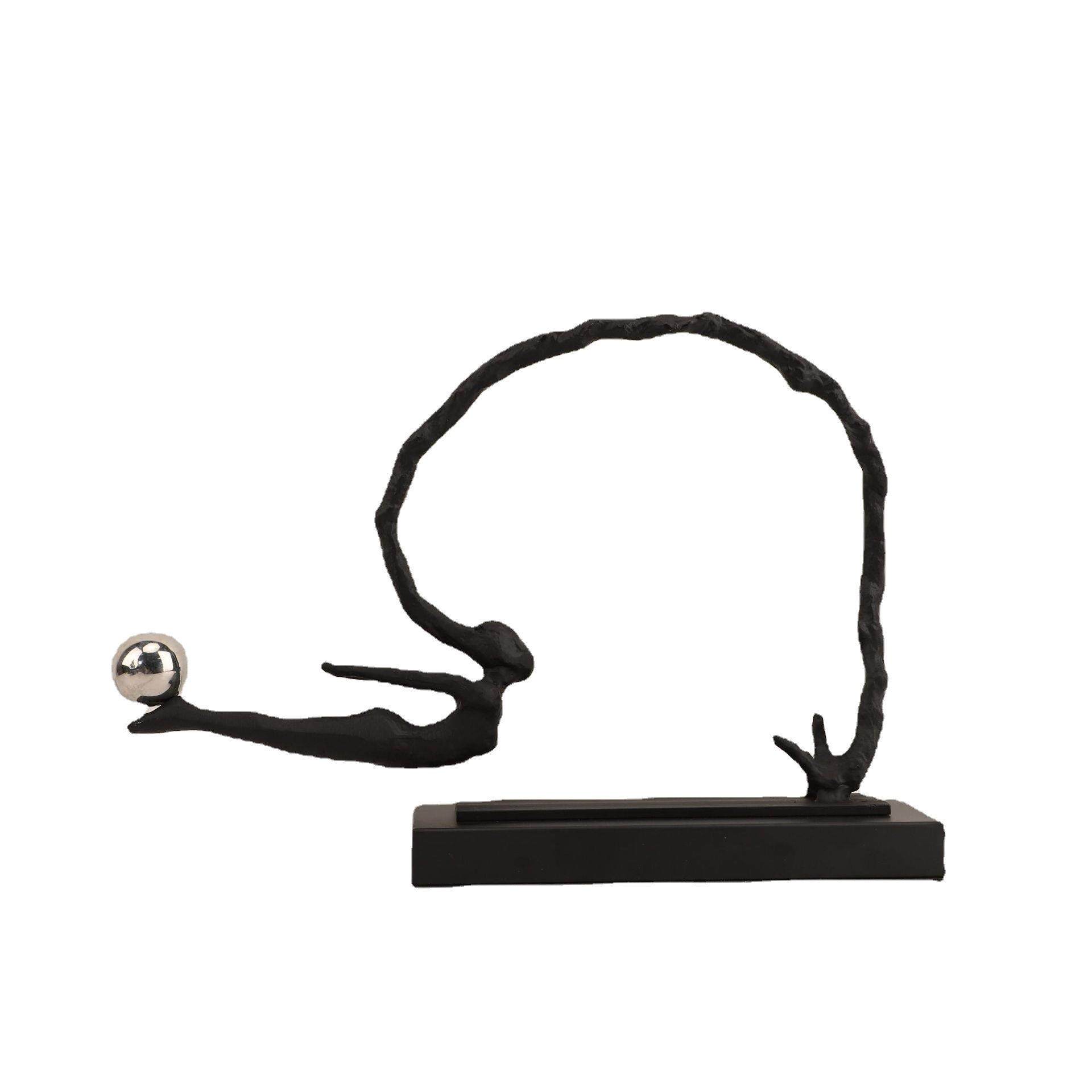 北欧极简金属人物摆件样板房卧室客厅餐厅书房酒柜茶几家居装饰品,淘宝优惠券,粉丝福利购,淘宝优惠卷