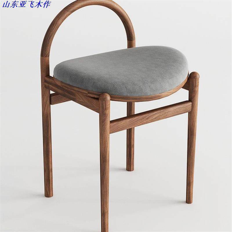 现代简约实木化妆台北欧黑胡桃木化妆桌卧室小户型收纳梳妆台轻,淘宝优惠券,粉丝福利购,淘宝优惠卷