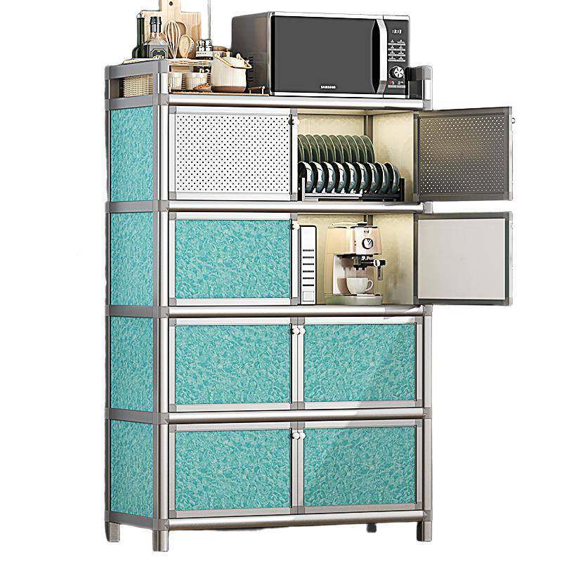 碗柜家用厨5房储置物架THMLOWAM落地多层物多功能小带型收纳橱柜,淘宝优惠券,粉丝福利购,淘宝优惠卷