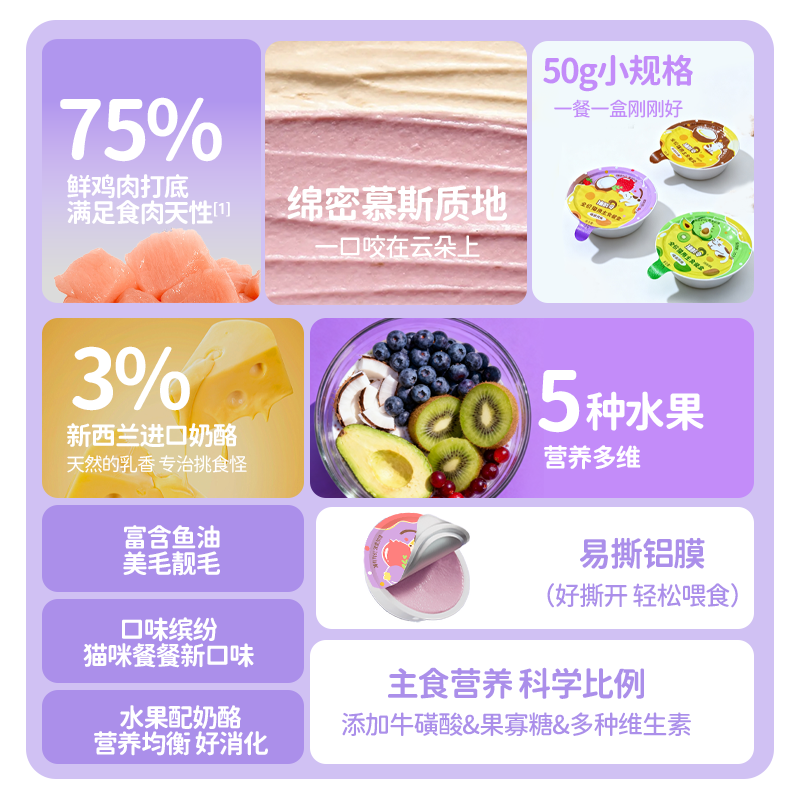 捕鲜令绵绵鲜酪主食餐盒成幼猫咪罐头全价猫粮湿粮营养补水通用,淘宝优惠券,粉丝福利购,淘宝优惠卷