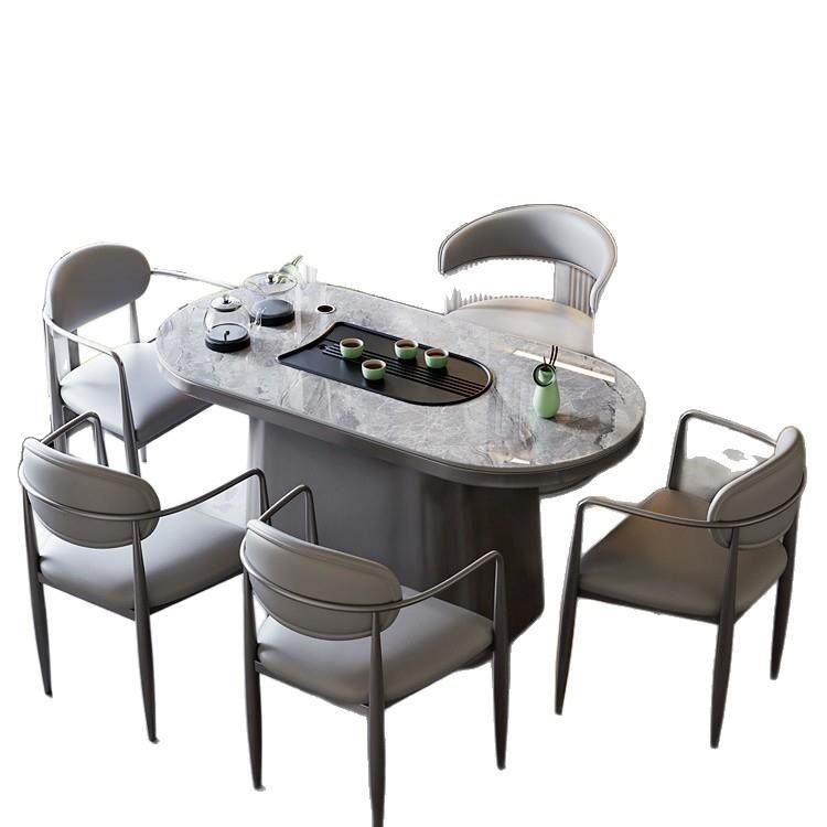 现代简约小户型岩板家用茶桌椅轻奢阳台小茶几茶台烧水壶一体,淘宝优惠券,粉丝福利购,淘宝优惠卷