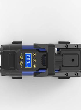 数显款金属车载单缸充气泵12v点烟器插头电动打气机汽车充气泵