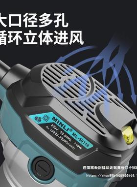 修边机电动多功能雕刻机倒装铝塑板开槽机电木铣锣机木工