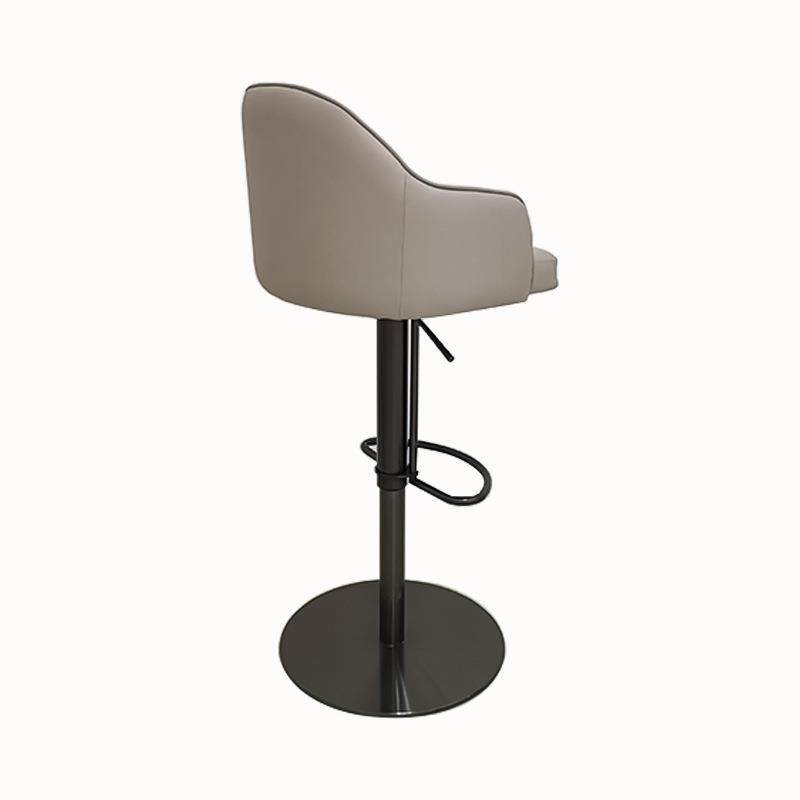 前台轻奢皮艺高脚凳高弹皮艺吧台椅升降旋转吧台高脚凳KTV高脚椅,淘宝优惠券,粉丝福利购,淘宝优惠卷