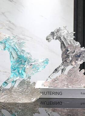 马头到成摆件轻功奢高领档现代酒柜装饰RTN品电视柜客厅导办公室