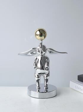 轻件奢现BJ0012代创意卡通小飞象顶球摆样房板房儿童客酒柜玄厅关