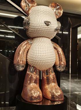 创意DJ带音大型装落地摆件客厅电F98S986M视柜酒响店大堂别墅家熊