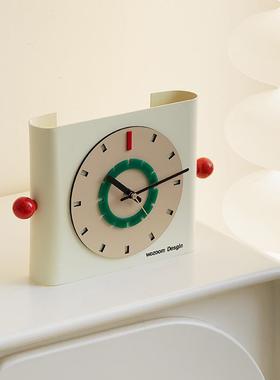 OZOOM屋准入户玄关桌面TYOS661钟摆件客厅电视网红创柜意时钟装W