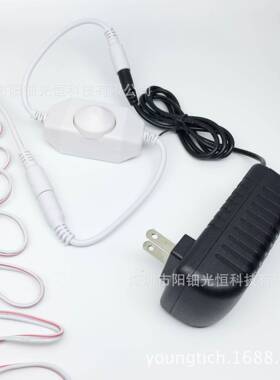 好莱坞LED化妆灯镜前灯防水注塑模组旋钮调光镜子补光模组套装