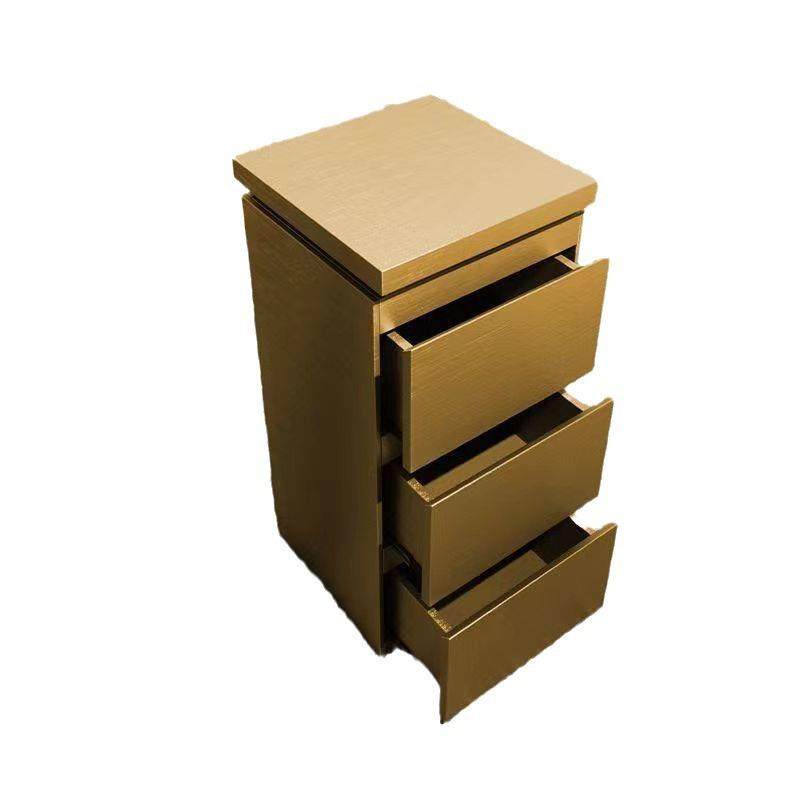 窊飨网红美发店工具柜发廊专用不锈钢工作柜多层收纳储物柜理发工