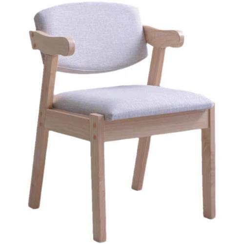 简约现代实木餐椅家用客厅卧室待客多功能椅舒适学生学习椅书桌椅 - 图3