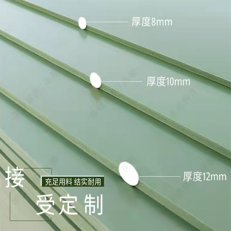 厂家阻燃pvc床板防虫塑料床防潮ppt板工厂宿舍军绿色白色床板批发 - 图2