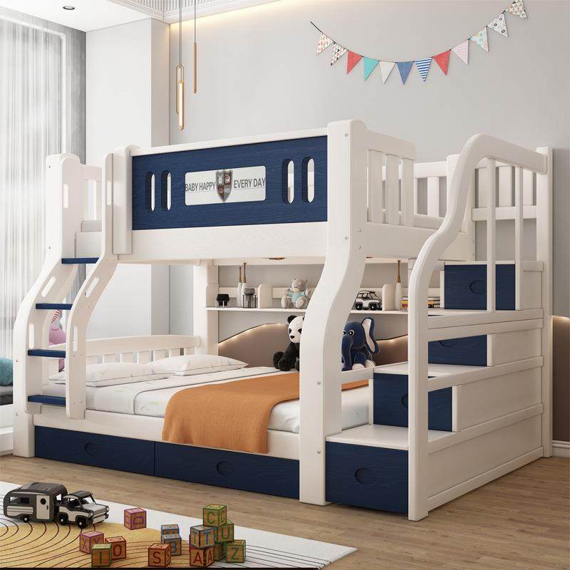 喜挚实木母子床儿童高低床上下铺床双层床上下床成人两层床子母床,淘宝优惠券,粉丝福利购,淘宝优惠卷