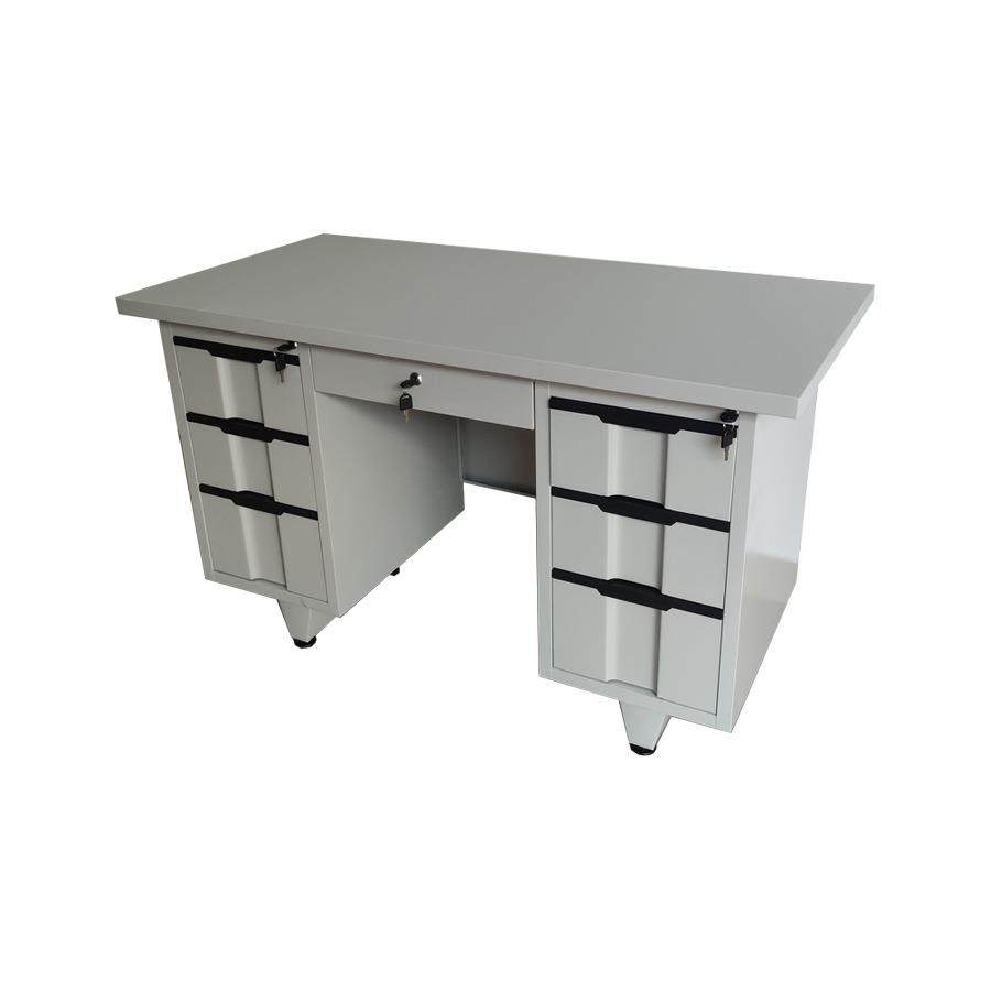 钢制办公电脑桌整装铁皮桌单人职员桌防水写字书桌工厂车间工作台,淘宝优惠券,粉丝福利购,淘宝优惠卷