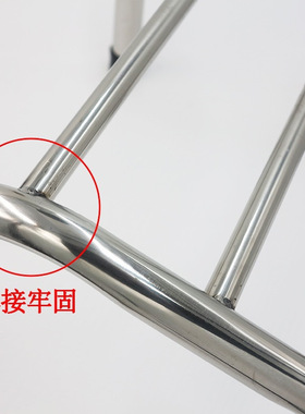 洗头床配件理发椅脚踏家用落地可移动脚踏脚垫美发椅不锈钢脚踏