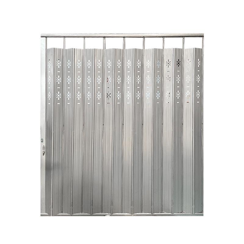 压花艺拉闸门家用阳台推拉门拉加厚款铸铁拉闸门商384盗铺铁防推 - 图3