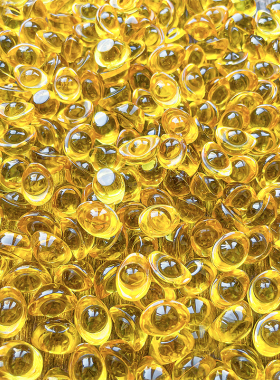 琉璃黄水晶小元宝中式仿古黄铜米缸聚宝盆填充物家居装饰摆件