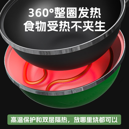 多功能家用电炒菜炒锅一体式不粘锅电炒锅电煮插电大功率爆炒电锅 - 图2