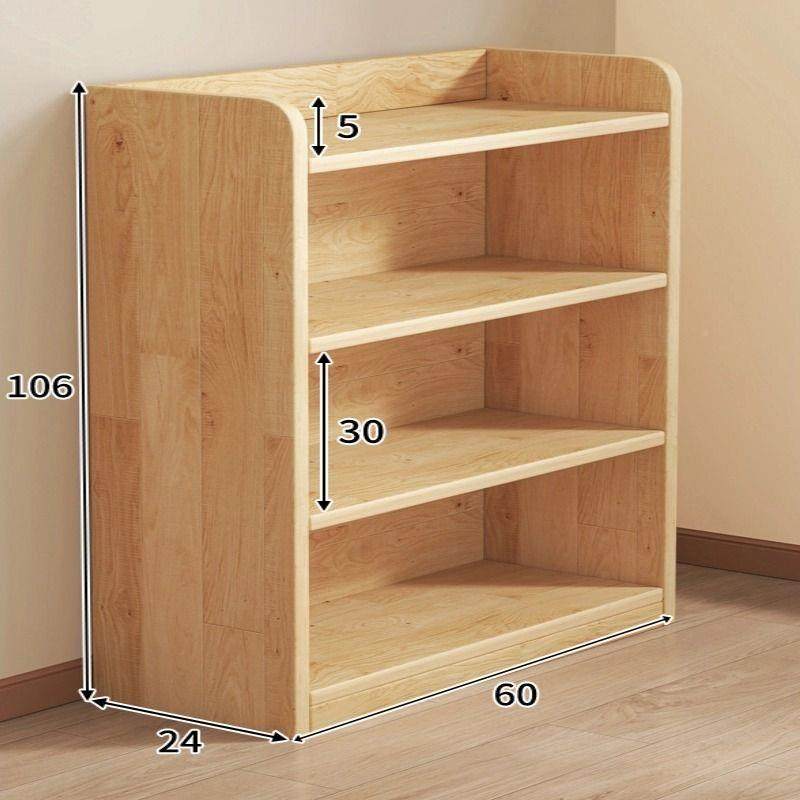 置物架学儿童家用层卧室收纳储物多柜实木生书架客厅简易落地书柜,淘宝优惠券,粉丝福利购,淘宝优惠卷