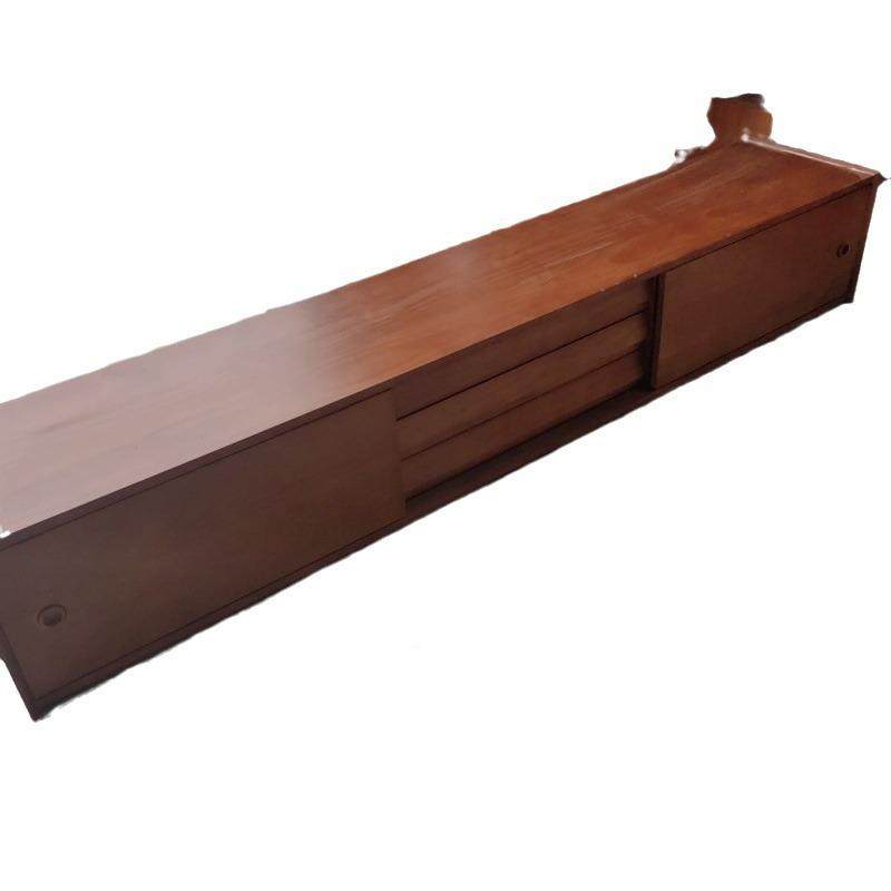 柜日式实木中古电视柜厅小户型客地柜拉推门复古电视-复古风落地,淘宝优惠券,粉丝福利购,淘宝优惠卷