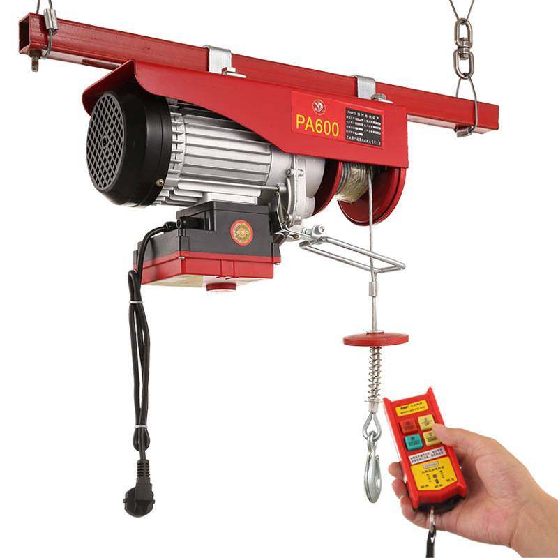 带跑车微电移动式小型家用微型电动葫芦PA20012M钢丝绳电动提升机,淘宝优惠券,粉丝福利购,淘宝优惠卷