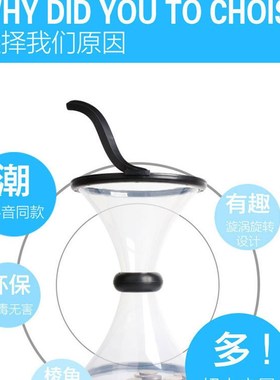 转转存钱罐旋转旋风解压漩涡漏斗透明转圈滚动硬币储钱桶创意个性