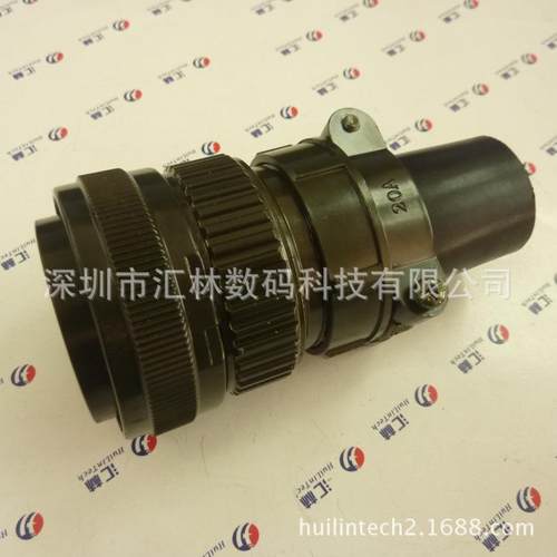 动力伺服电机连接器MS3106A32-17P配套MS3102A32-17S防水接头 - 图1