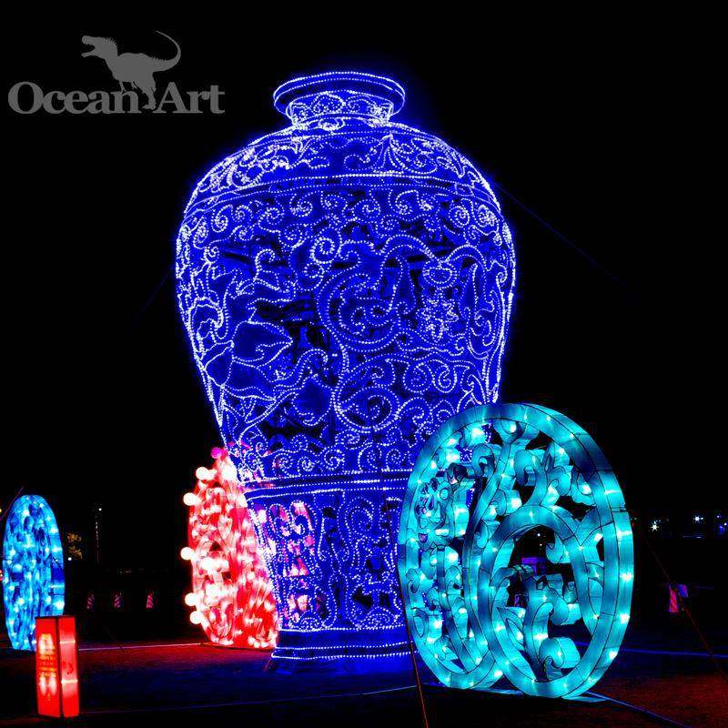 自贡彩灯春节大型户外展览节日灯会元宵宫灯制作灯光节制作,淘宝优惠券,粉丝福利购,淘宝优惠卷