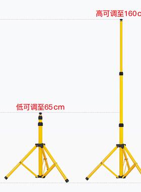 投光灯支架供应夜市摆摊照明伸缩支架户外露营投光灯三脚支架