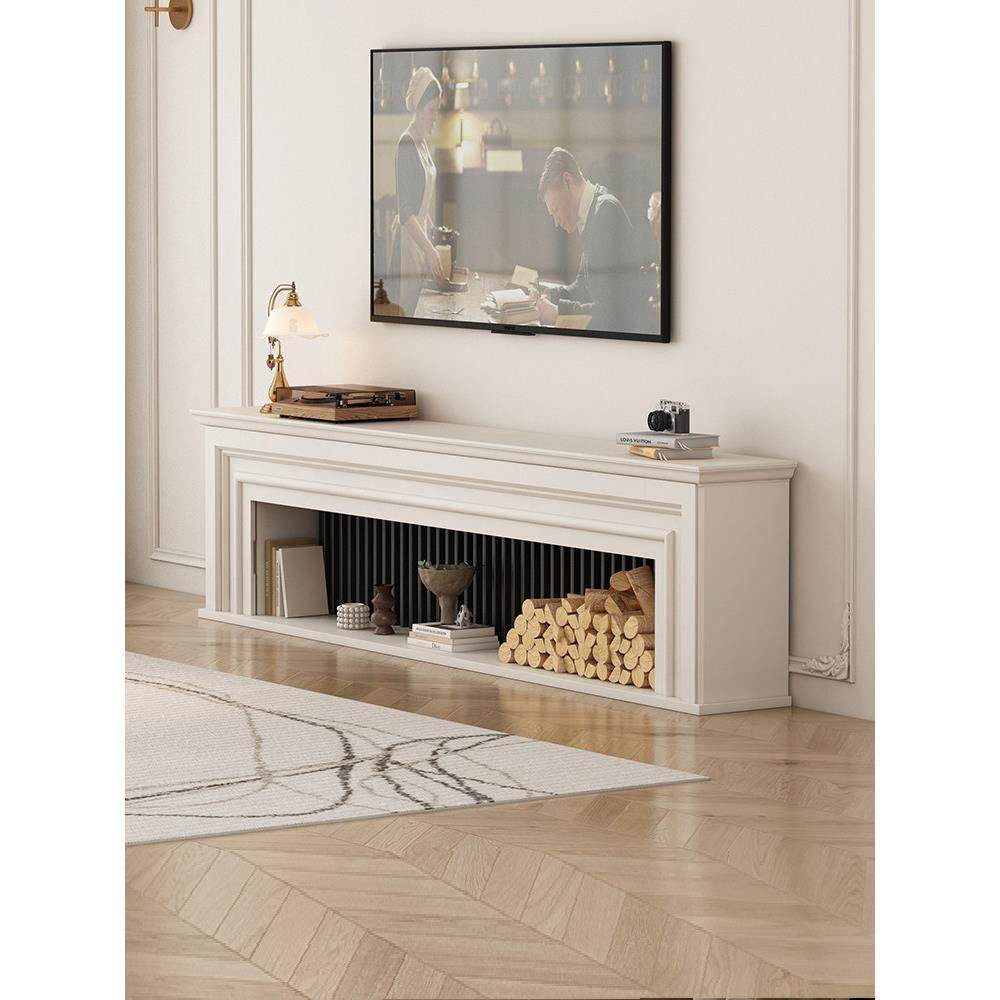 式美窄壁古炉装饰无品牌/柜靠墙一体极法式复电视柜家用2025年背,淘宝优惠券,粉丝福利购,淘宝优惠卷