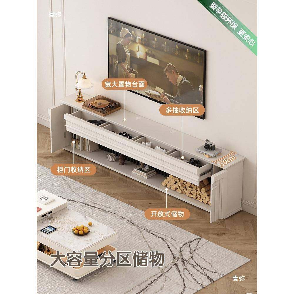 式美窄壁古炉装饰无品牌/柜靠墙一体极法式复电视柜家用2025年背,淘宝优惠券,粉丝福利购,淘宝优惠卷